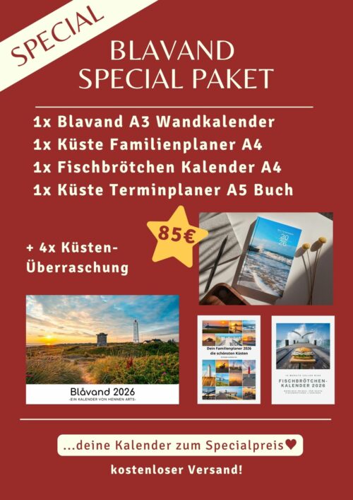 Blåvand Special Paket: deine Kalender 2026 zum Specialpreis