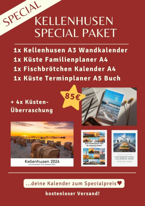 Kellenhusen Special Paket: deine Kalender 2026 zum Specialpreis
