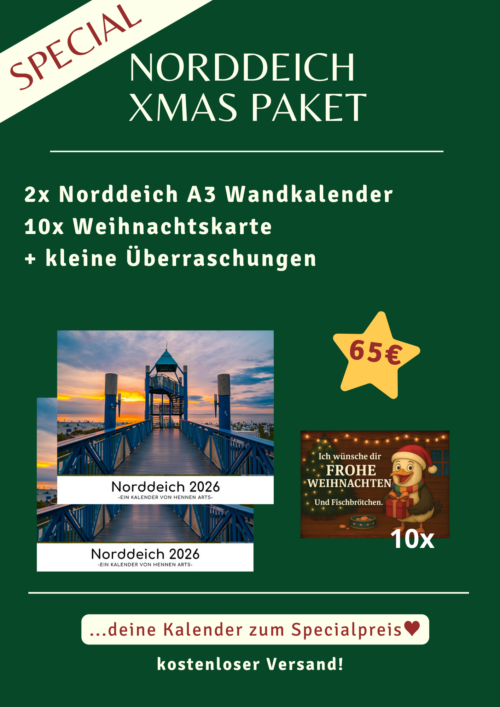 Norddeich XMAS Paket: deine Kalender 2026 zum Specialpreis