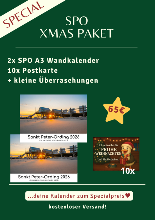 SPO XMAS Paket: deine Kalender 2026 zum Specialpreis