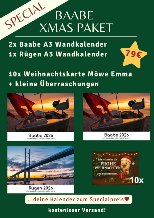 Baabe XMAS Paket: deine Kalender 2026 zum Specialpreis