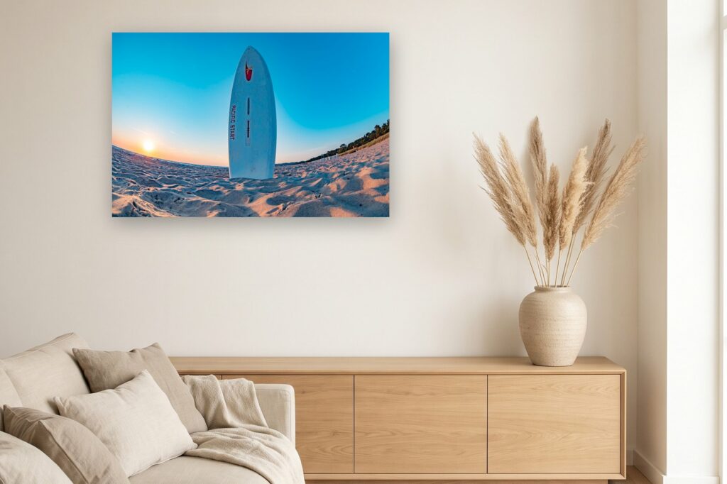 Leinwand Baabe 10 als 120 x 80 cm Leinwand im Wohnzimmer