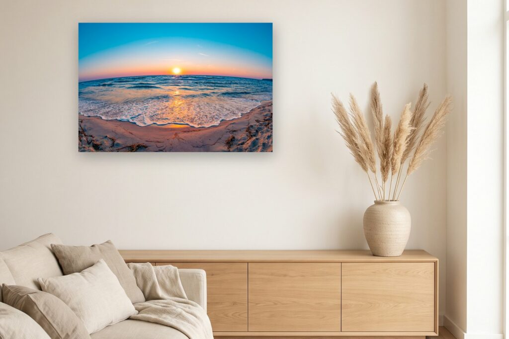 Leinwand Baabe 7 als 120 x 80 cm Leinwand im Wohnzimmer