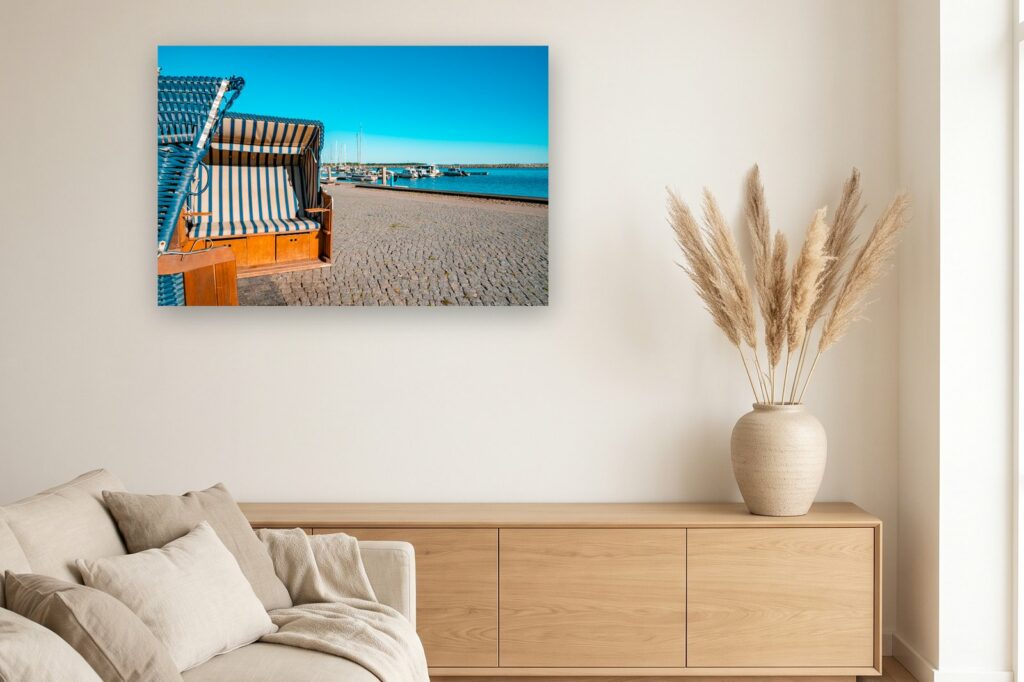 Leinwand Barth 12 als 120 x 80 cm Leinwand im Wohnzimmer