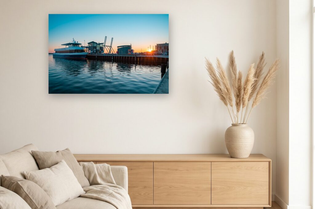 Leinwand Barth 5 als 120 x 80 cm Leinwand im Wohnzimmer