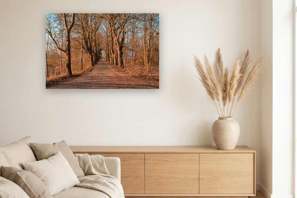 Leinwand Barth 8 als 120 x 80 cm Leinwand im Wohnzimmer