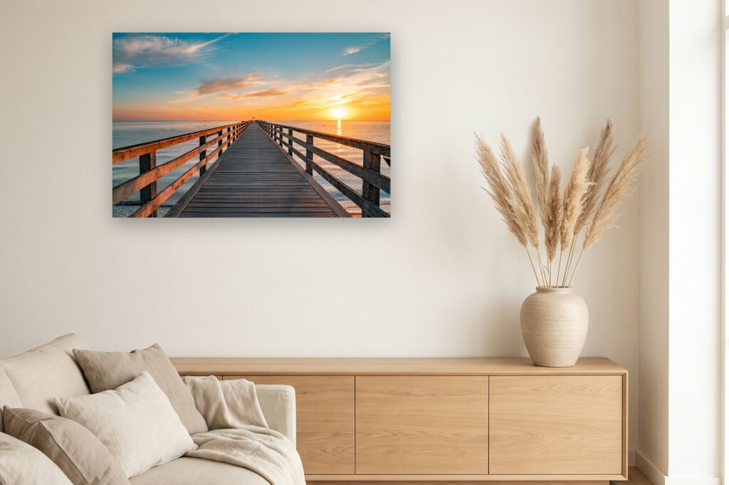 Leinwand Boltenhagen 1 als 120 x 80 cm Leinwand im Wohnzimmer