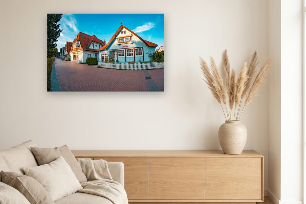Leinwand Boltenhagen 10 als 120 x 80 cm Leinwand im Wohnzimmer