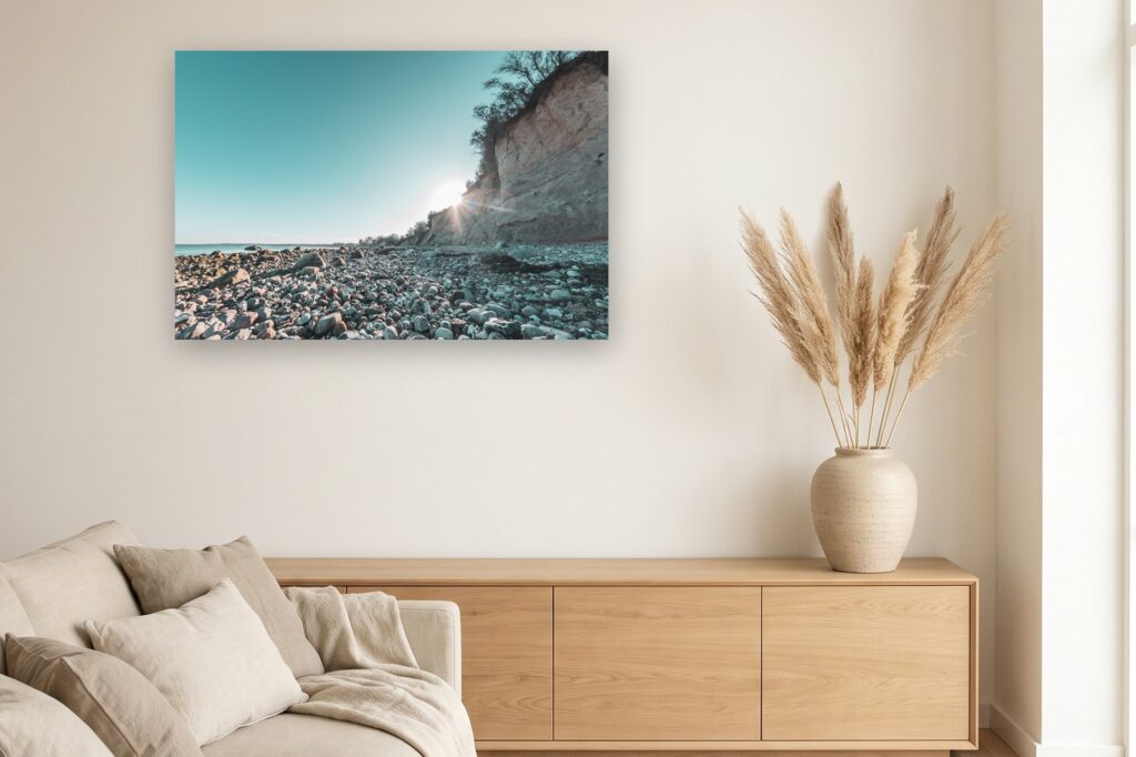 Leinwand Boltenhagen 12 als 120 x 80 cm Leinwand im Wohnzimmer