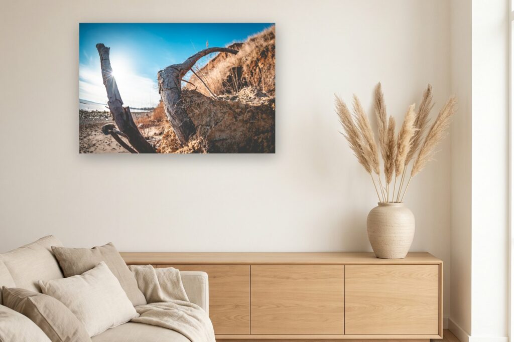 Leinwand Boltenhagen 16 als 120 x 80 cm Leinwand im Wohnzimmer