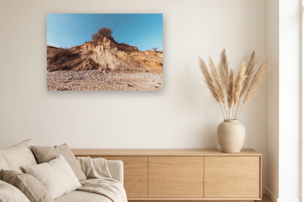 Leinwand Boltenhagen 17 als 120 x 80 cm Leinwand im Wohnzimmer