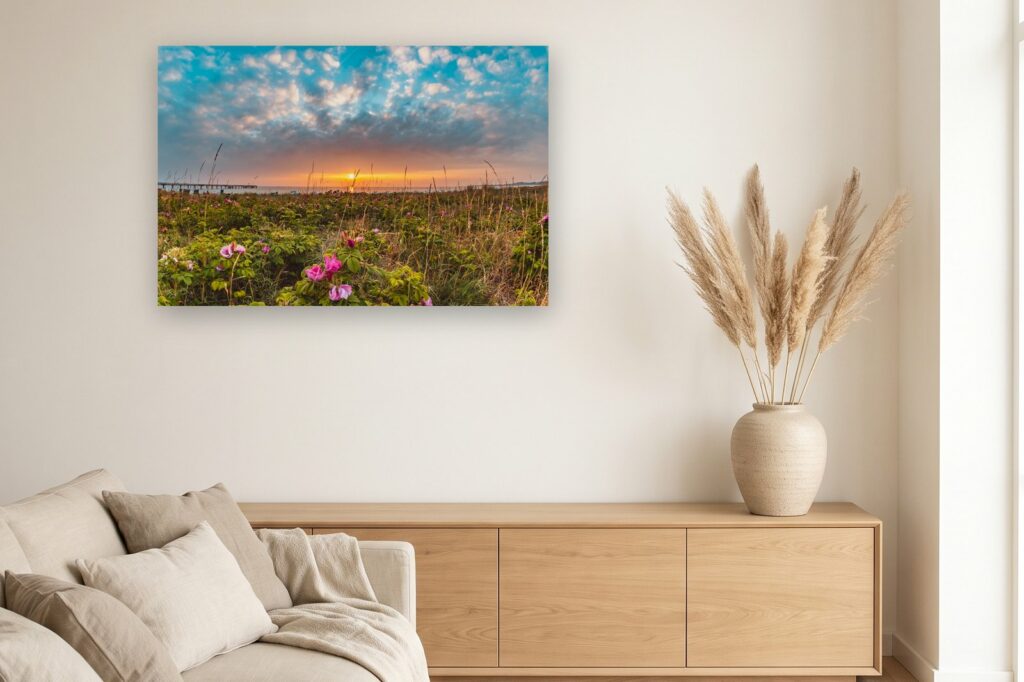 Leinwand Boltenhagen 25 als 120 x 80 cm Leinwand im Wohnzimmer