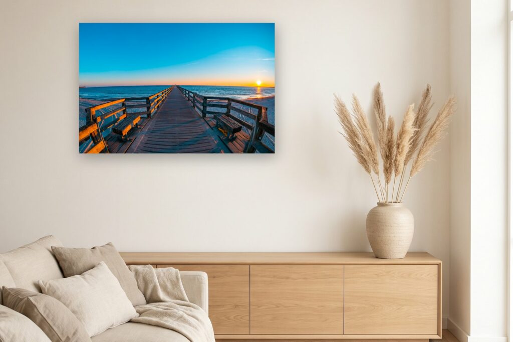 Leinwand Boltenhagen 30 als 120 x 80 cm Leinwand im Wohnzimmer