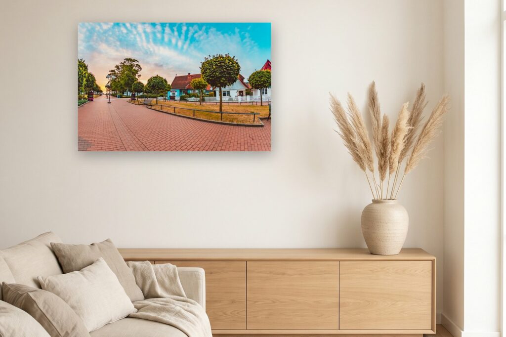 Leinwand Boltenhagen 33 als 120 x 80 cm Leinwand im Wohnzimmer
