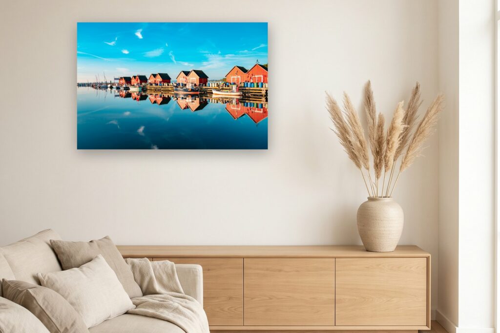 Leinwand Boltenhagen 4 als 120 x 80 cm Leinwand im Wohnzimmer