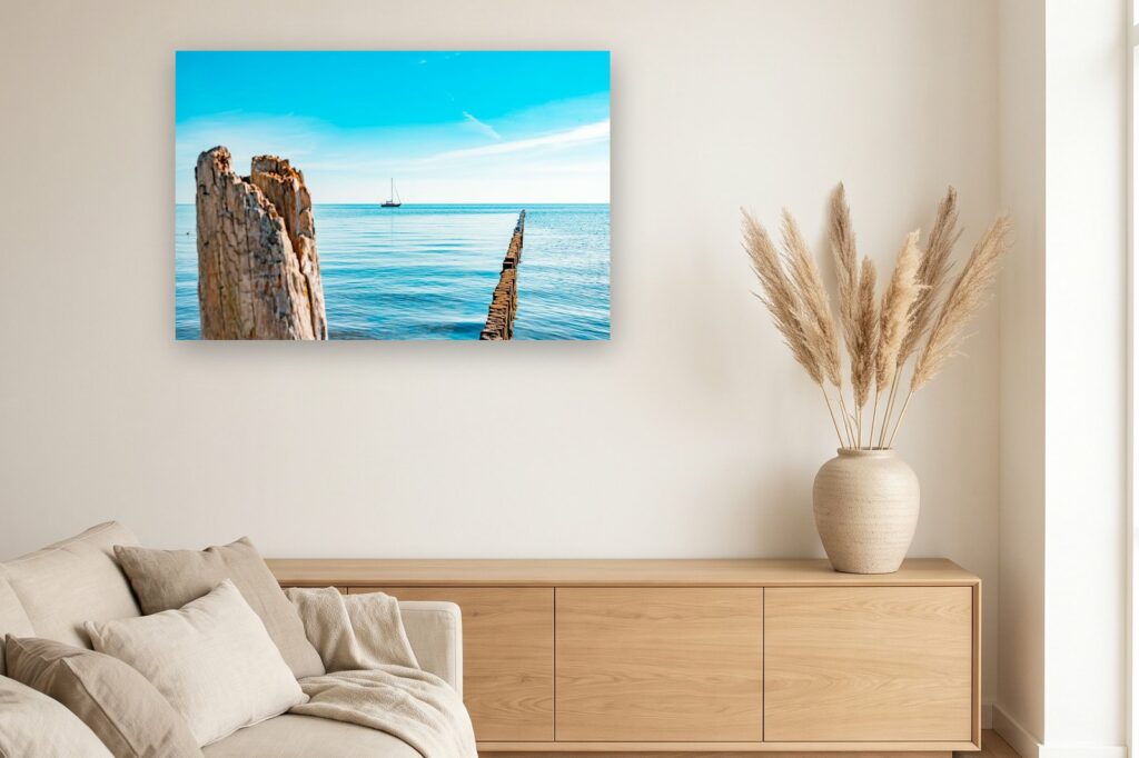 Leinwand Boltenhagen 5 als 120 x 80 cm Leinwand im Wohnzimmer