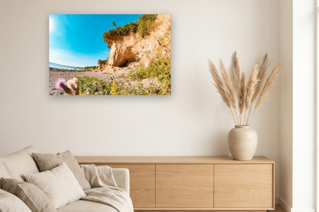 Leinwand Boltenhagen 7 als 120 x 80 cm Leinwand im Wohnzimmer