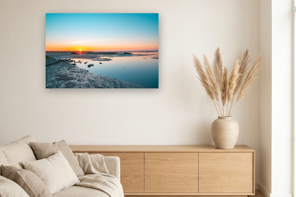 Leinwand Carolinensiel Harlesiel 1 als 120 x 80 cm Leinwand im Wohnzimmer