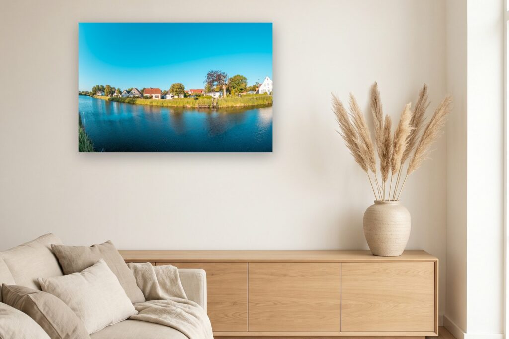 Leinwand Carolinensiel Harlesiel 10 als 120 x 80 cm Leinwand im Wohnzimmer