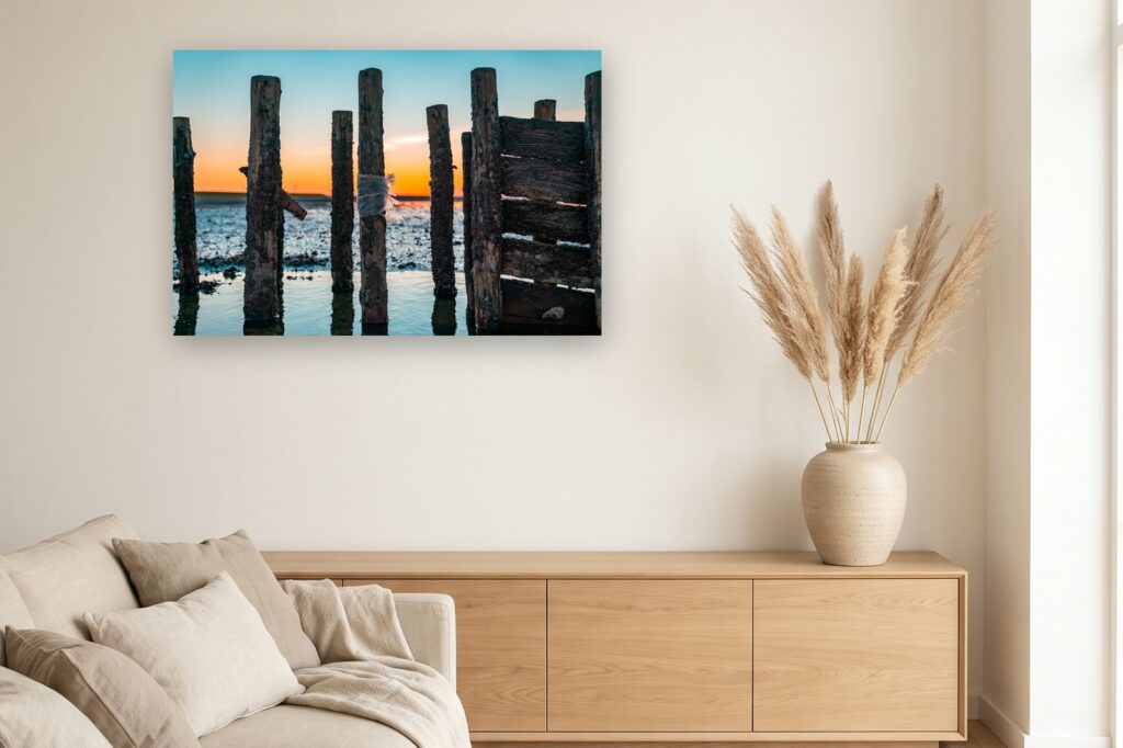 Leinwand Carolinensiel Harlesiel 15 als 120 x 80 cm Leinwand im Wohnzimmer