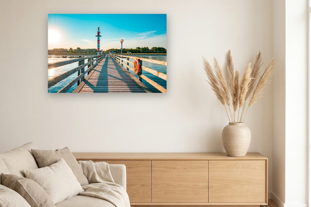 Leinwand Fischland Darss Zingst 1 als 120 x 80 cm Leinwand im Wohnzimmer