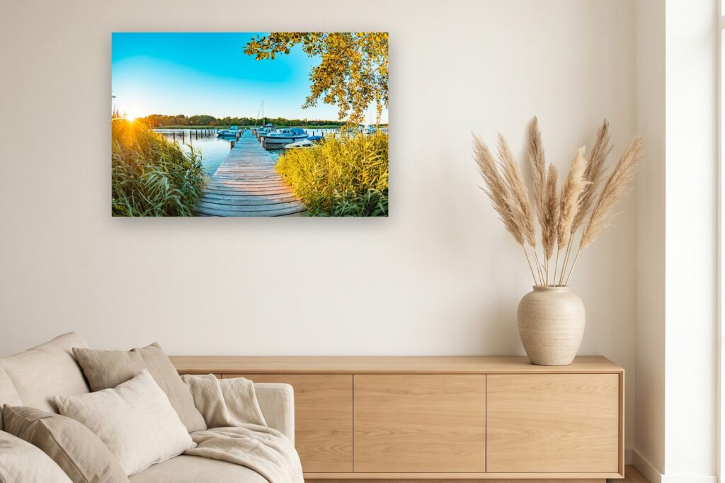 Leinwand Fischland Darss Zingst 10 als 120 x 80 cm Leinwand im Wohnzimmer