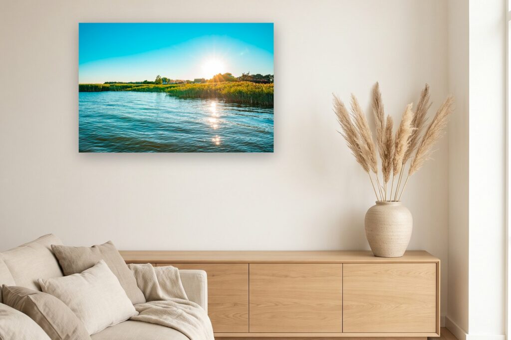 Leinwand Fischland Darss Zingst 11 als 120 x 80 cm Leinwand im Wohnzimmer