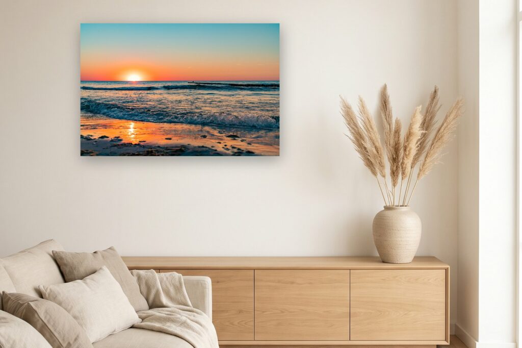 Leinwand Fischland Darss Zingst 14 als 120 x 80 cm Leinwand im Wohnzimmer