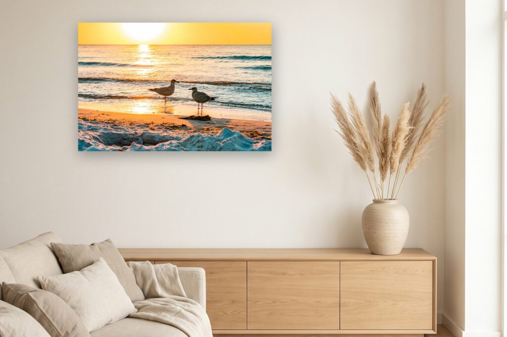 Leinwand Fischland Darss Zingst 2 als 120 x 80 cm Leinwand im Wohnzimmer
