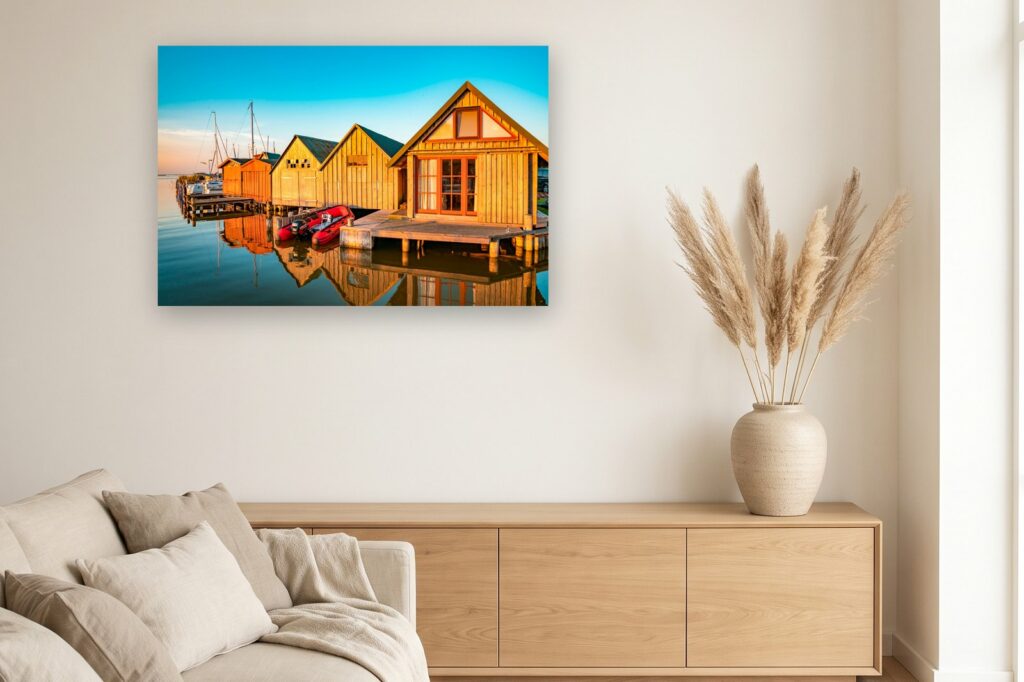 Leinwand Fischland Darss Zingst 5 als 120 x 80 cm Leinwand im Wohnzimmer