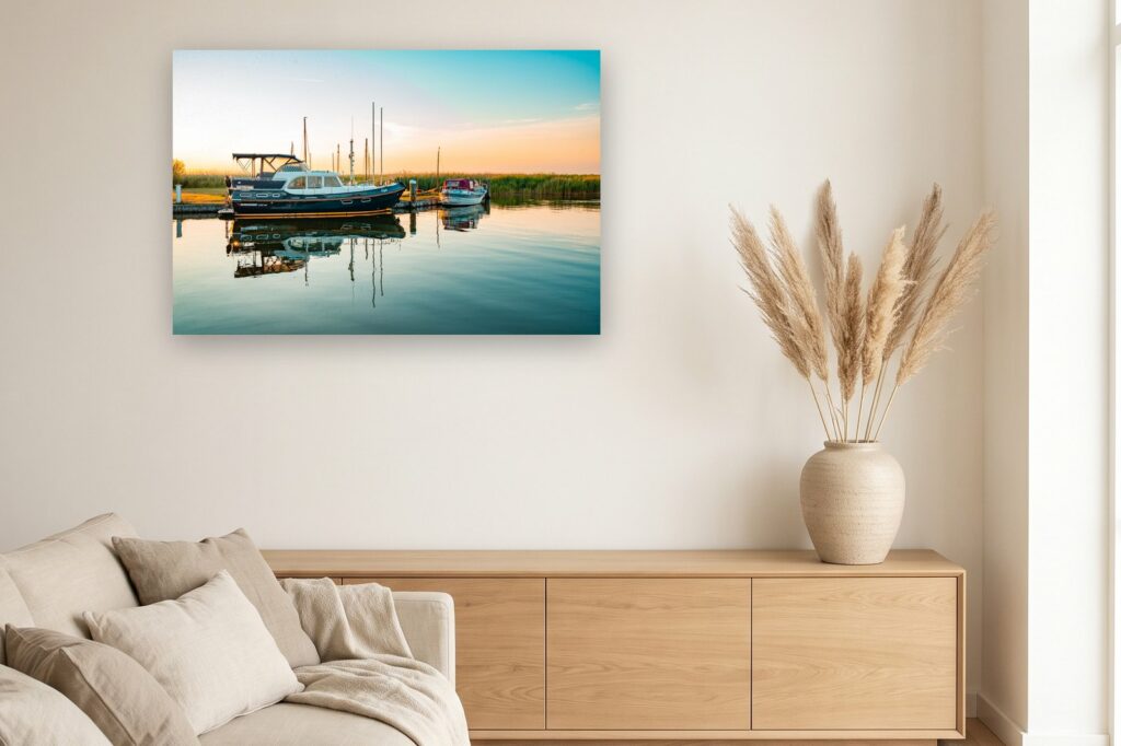 Leinwand Fischland Darss Zingst 6 als 120 x 80 cm Leinwand im Wohnzimmer