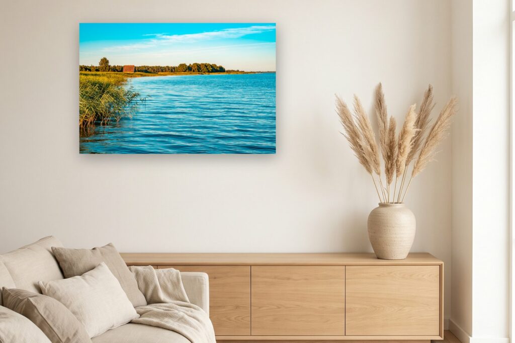Leinwand Fischland Darss Zingst 8 als 120 x 80 cm Leinwand im Wohnzimmer