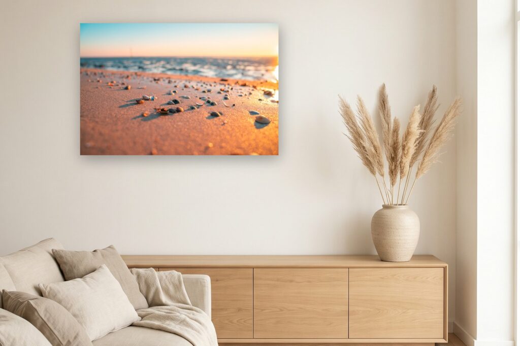 Leinwand Horumersiel Schillig 16 als 120 x 80 cm Leinwand im Wohnzimmer