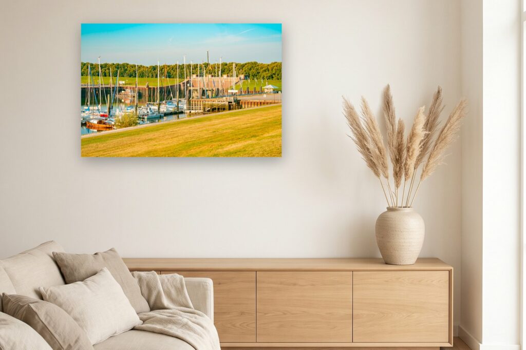 Leinwand Horumersiel Schillig 8 als 120 x 80 cm Leinwand im Wohnzimmer