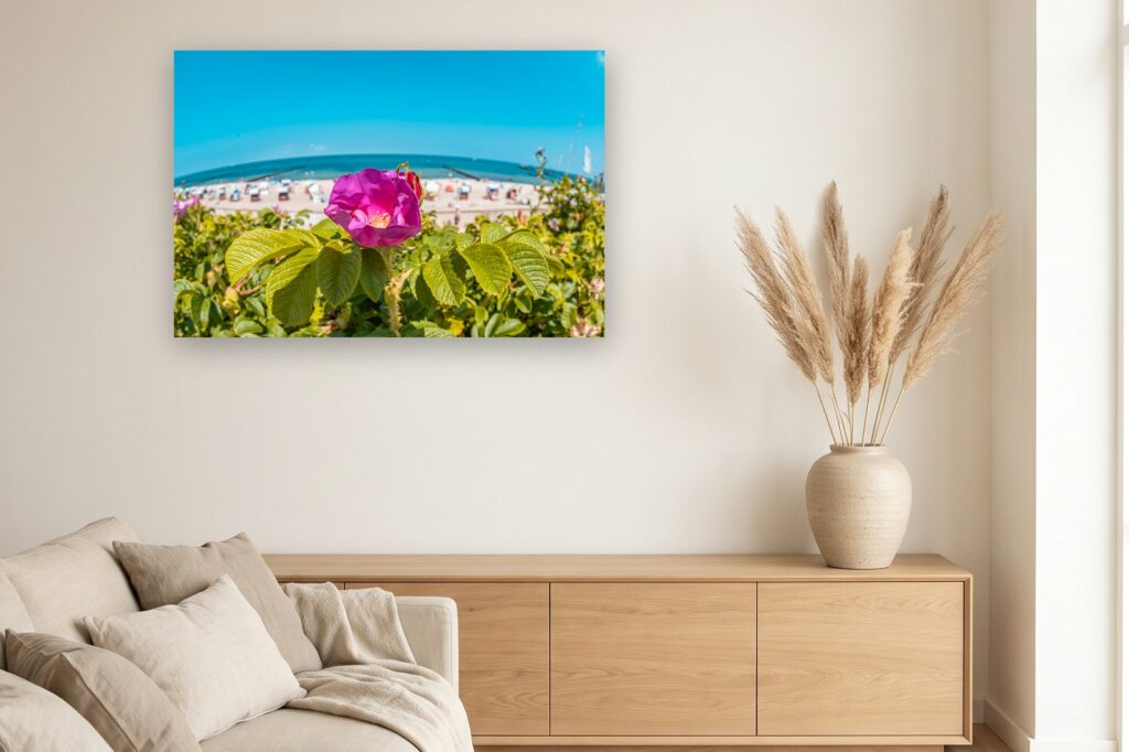 Leinwand Kühlungsborn 12 als 120 x 80 cm Leinwand im Wohnzimmer