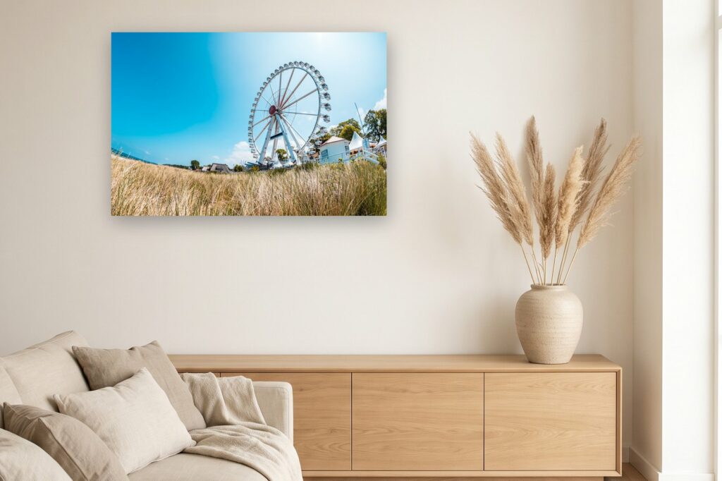 Leinwand Kühlungsborn 13 als 120 x 80 cm Leinwand im Wohnzimmer