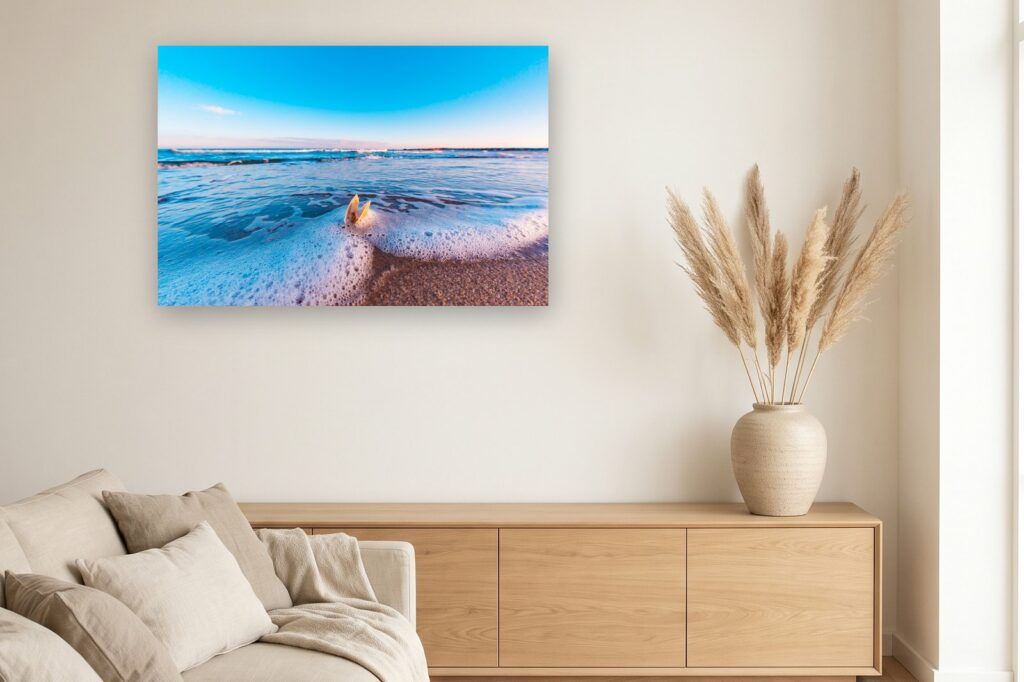 Leinwand Kühlungsborn 5 als 120 x 80 cm Leinwand im Wohnzimmer