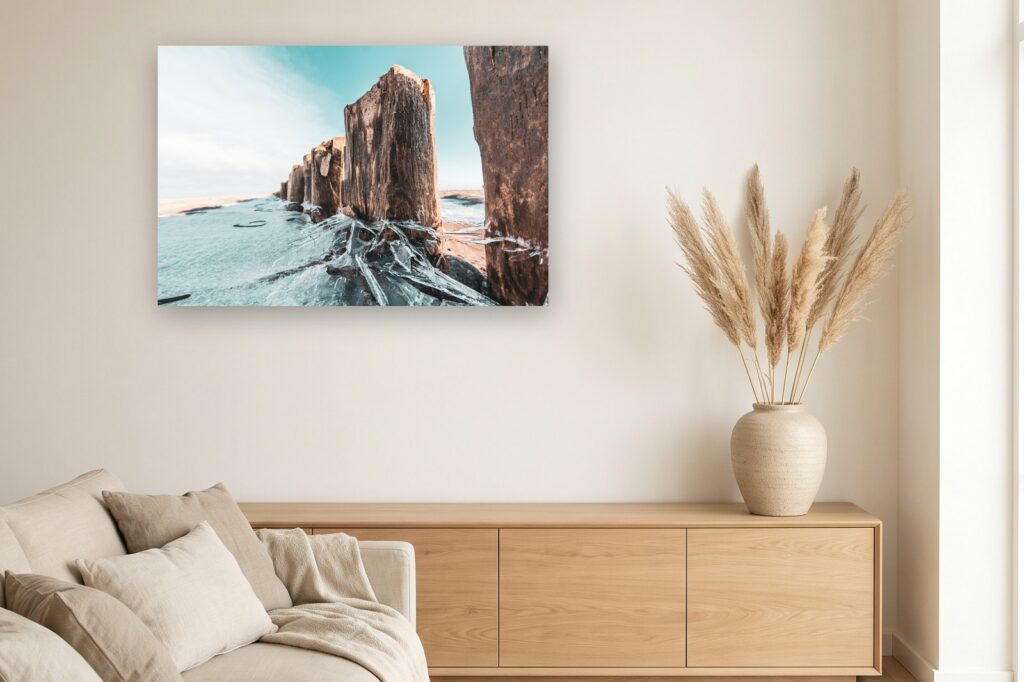 Leinwand Kühlungsborn 7 als 120 x 80 cm Leinwand im Wohnzimmer