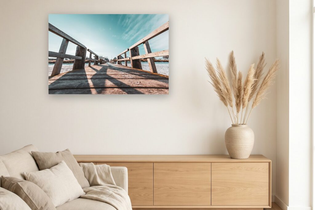 Leinwand Kühlungsborn 8 als 120 x 80 cm Leinwand im Wohnzimmer