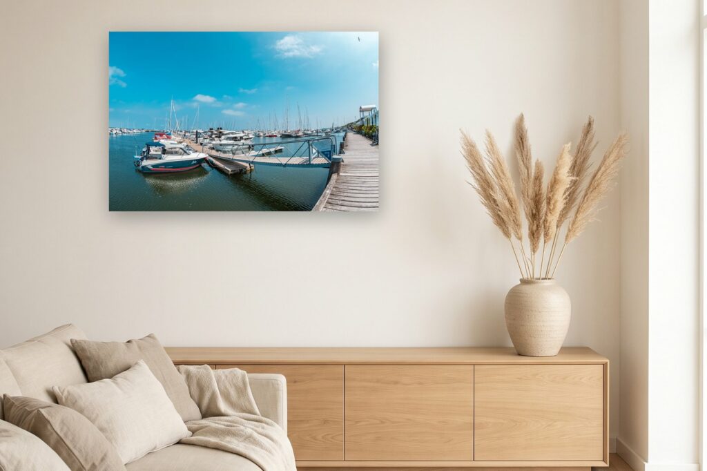 Leinwand Kühlungsborn 9 als 120 x 80 cm Leinwand im Wohnzimmer