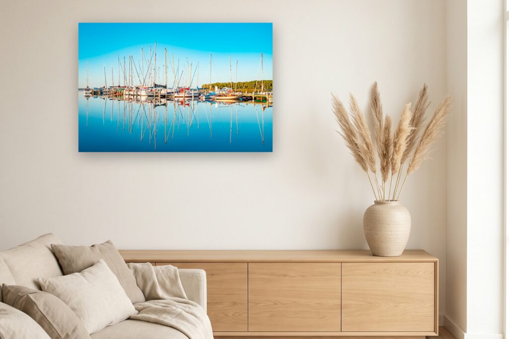 Leinwand Rerik 14 als 120 x 80 cm Leinwand im Wohnzimmer