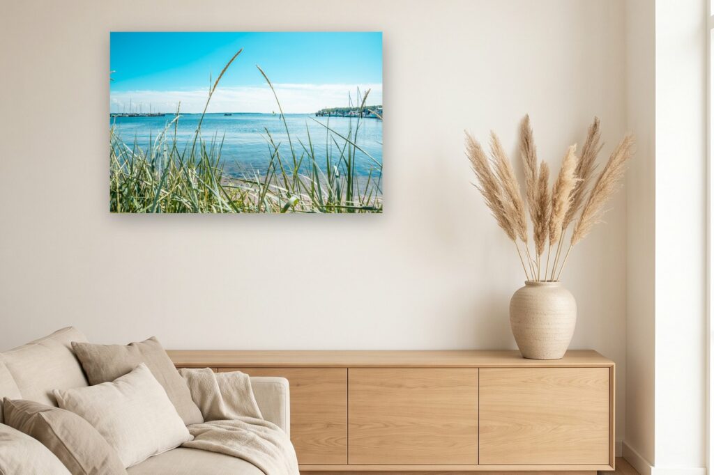 Leinwand Rerik 23 als 120 x 80 cm Leinwand im Wohnzimmer