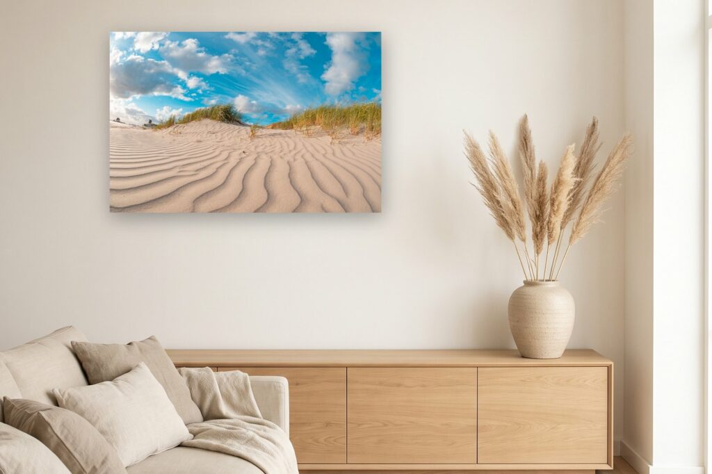 Leinwand Sankt Peter-Ording 12 als 120 x 80 cm Leinwand im Wohnzimmer