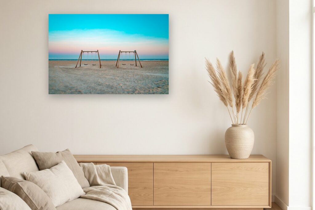 Leinwand Sankt Peter-Ording 20 als 120 x 80 cm Leinwand im Wohnzimmer