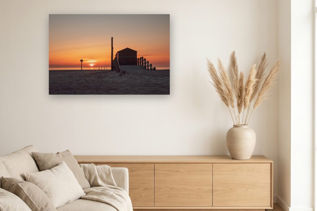 Leinwand Sankt Peter-Ording 3 als 120 x 80 cm Leinwand im Wohnzimmer