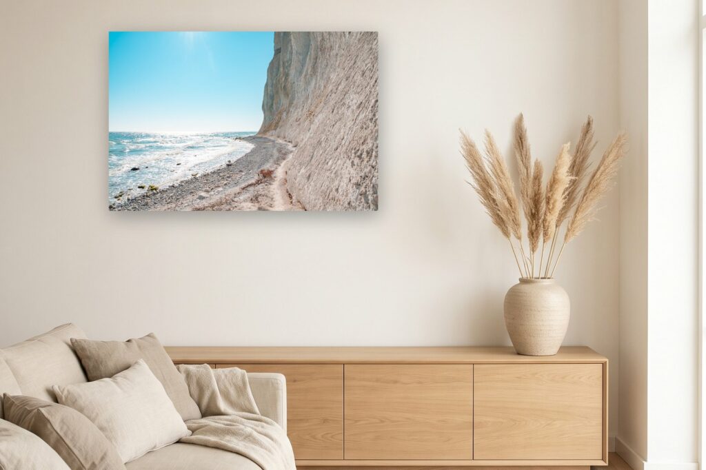 Leinwand Sassnitz 12 als 120 x 80 cm Leinwand im Wohnzimmer