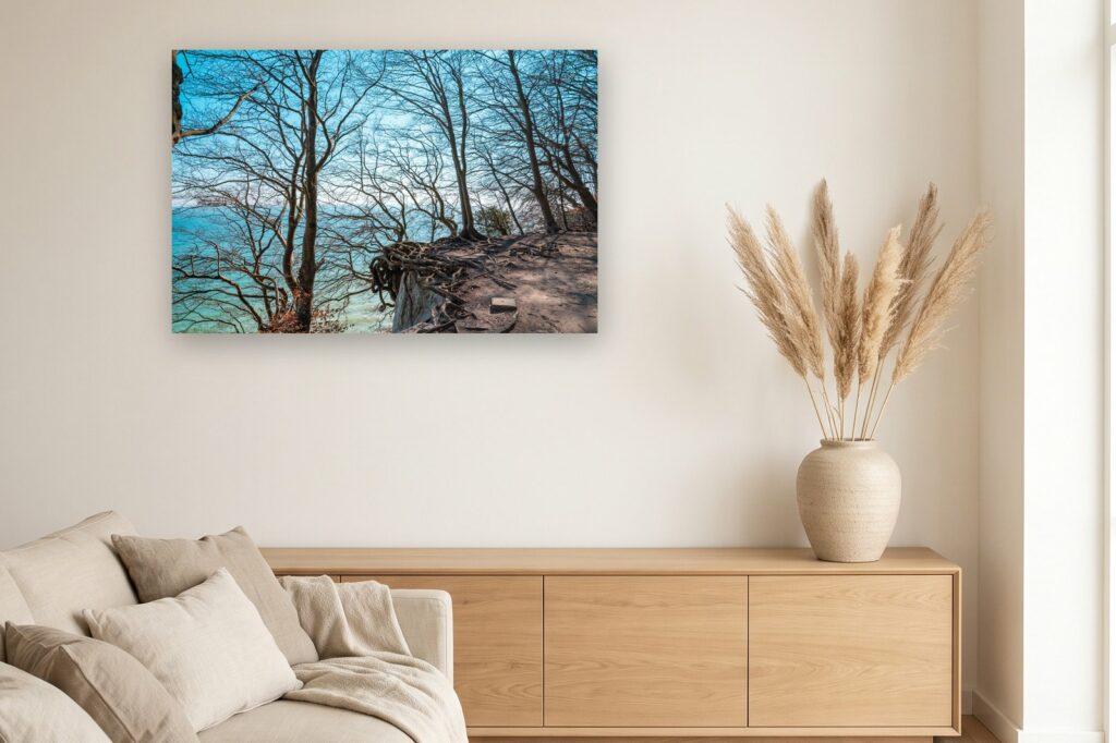 Leinwand Sassnitz 13 als 120 x 80 cm Leinwand im Wohnzimmer