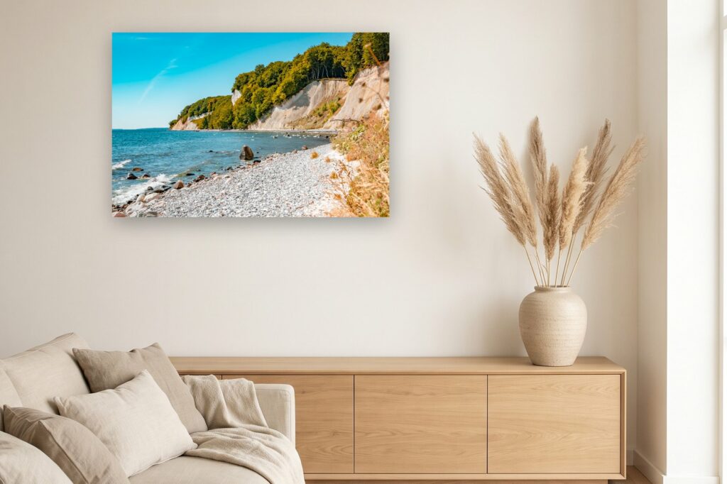Leinwand Sassnitz 19 als 120 x 80 cm Leinwand im Wohnzimmer