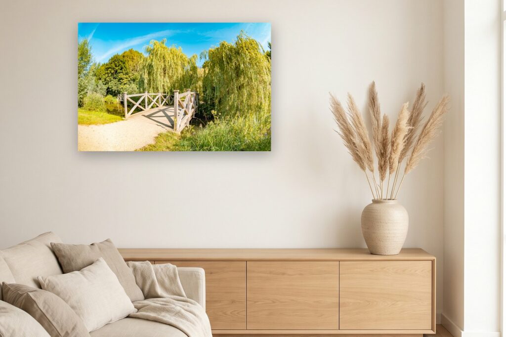 Leinwand Timmendorfer Strand / Niendorf 17 als 120 x 80 cm Leinwand im Wohnzimmer