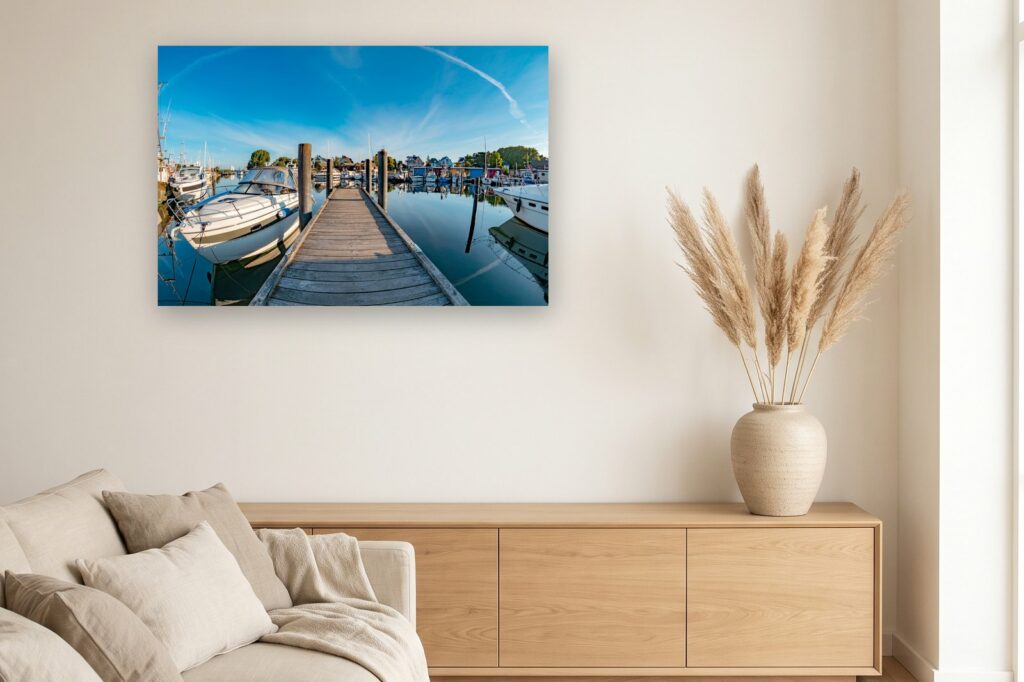 Leinwand Timmendorfer Strand / Niendorf 6 als 120 x 80 cm Leinwand im Wohnzimmer